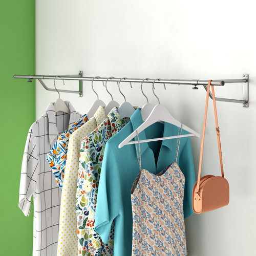 Wayfair Basics™ 122 cm Wide Wall Mounted Coat Rack & Reviews Wayfair